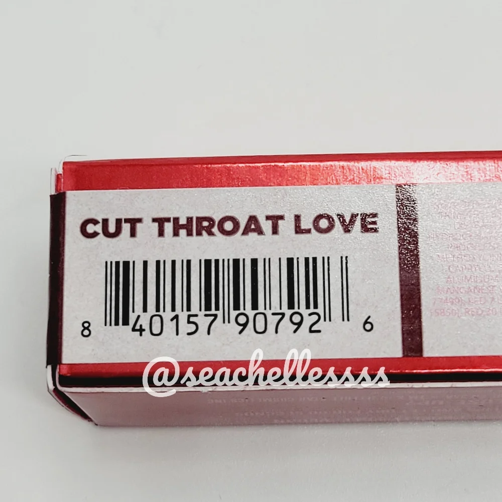 Cut Throat Love | Velour Liquid Lipstick | Jeffree Star | Brand New in Box